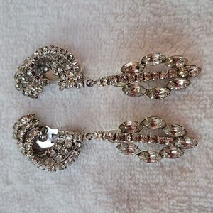 Beautiful Vintage Rhinestone Earrings